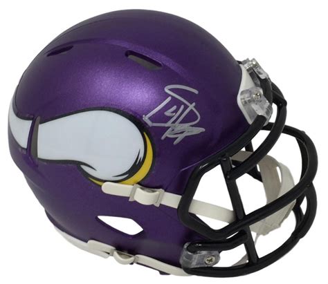 stefon diggs signed mini helmet|NFL Stefon Diggs Signed Helmets, Collectible Stefon Diggs .